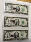 ⭐ Lot of 5 — 1976 $2 Federal Reserve Notes – Uncirculated Condition — photo 1