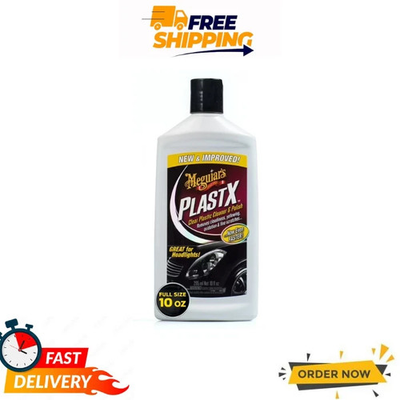 #ad Meguiar#x27;s PlastX G12310 Automotive Polish 10 oz – Headlight amp; Plastic Cleaner $10.50