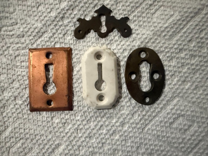Antique keyhole, from possible old farmhouse
