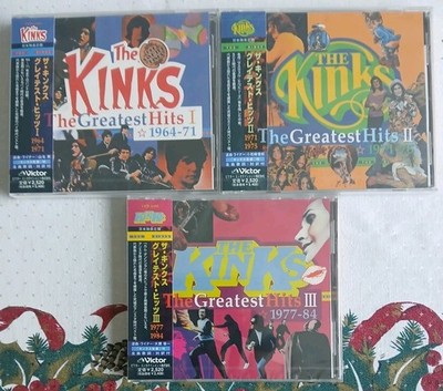 The Kinks - Greatest Hits 1, 2 & 3 VICP-61491 / 2 / 3 Mint Sealed