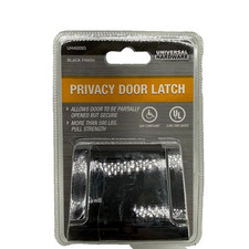 Universal Hardware Security Door Guard Black