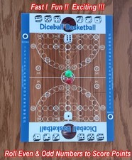 Diceball Basketball Game, New-- Fast !, Fun !...