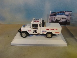 1/43 TOYOTA FJ 45 HONDA RALLYE PARIS DAKAR 1982 TRANSFORMATION