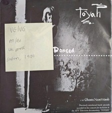 Toyah Danced Vinyl Record 7" VG/VG SAFE32 1980