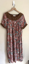 Vintage Dress Muu Muu Hawaiian Aloha Print Long Maxi Womens Size XL
