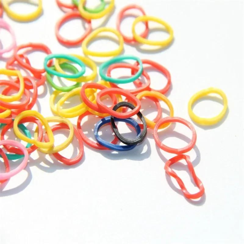 100 elastici colorati per toelettatura animali foto 2