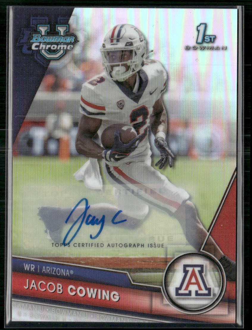 Jacob Cowing 2023 Bowman U Chrome Refractor Auto 285/499 #46