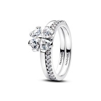 Pandora Timeless Teilbarer Funkelnder GlüCksklee Ring 194507C01-56