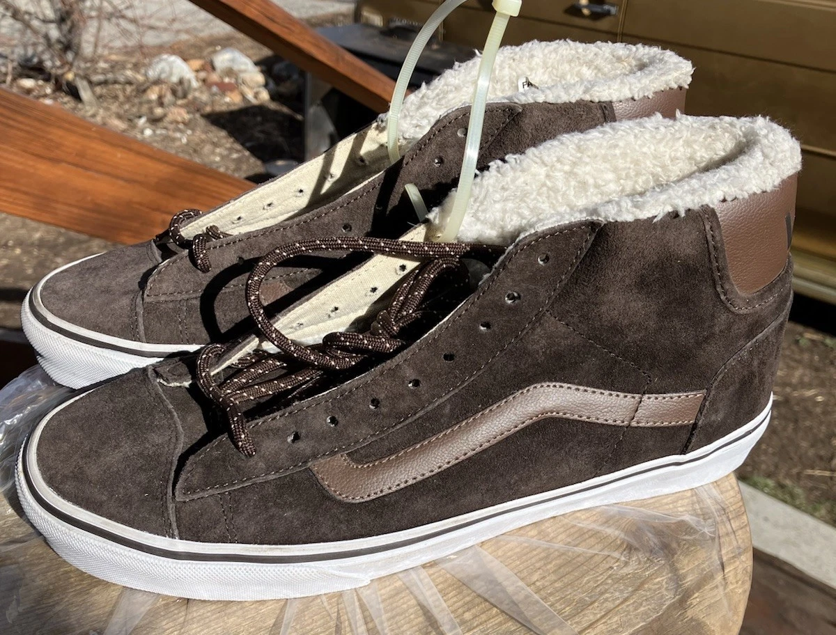 Vans Sk8- High Suede Sherpa for sale | eBay