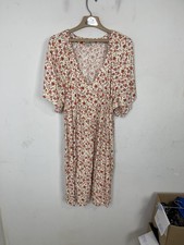 Old Navy Women's Plus 3X Floral Smocked V-Neck Long Sleeve Maxi Dress Pockets