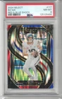 2024 Panini Select #117 Bo Nix Red & Blue Prizm Shock PSA 8