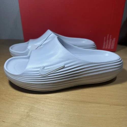 Men 6 / Wmn 7 - Nike ReactX Rejuven8 Slides White HV4479-100 New