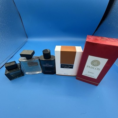 COLOGNE LOT OF 5 Maison Alhambra, Rasasi Antonio Banderas After Shave And More