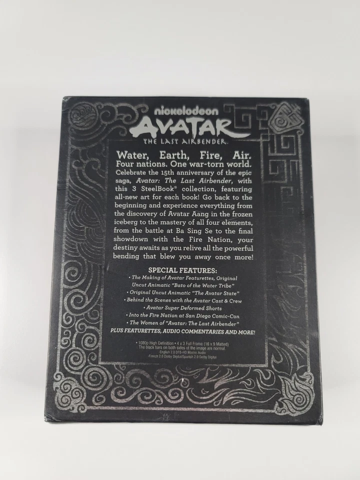 Avatar: The Last Airbender The Complete Series SteelBook (Blu-ray 2020) *Dented* - Image 2 of 4