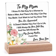 Gifts for Mom, Mothers Day from Husband Daughter Son, Birthday Women Wife Gifts.