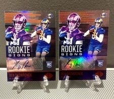 (2) 2021 Illusions BEN SKOWRONEK Rookie Signs Autos RC🔥Rams Steelers Notre Dame