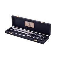 Edles Laguiole Tranchierbesteck - Fleischmesser + Tranchiergabel - Neu - 268474