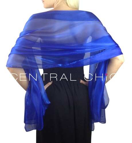 Central Chic Iridescent Wedding Pashmina Wrap Shawl Wedding Brides Bridesmaids - Picture 36 of 106