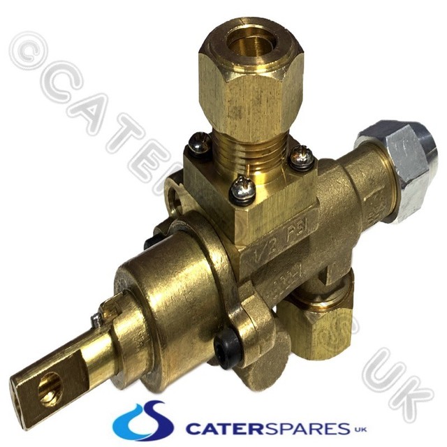 CHINESE COOKER GAS VALVE FOR WOK COOKER RANGE VERTICAL OUTLET