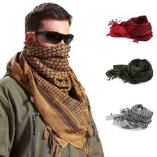 Tactical Square Desert Scarf - Plaid Pattern Neck Shawl Wrap Fashion Accessory