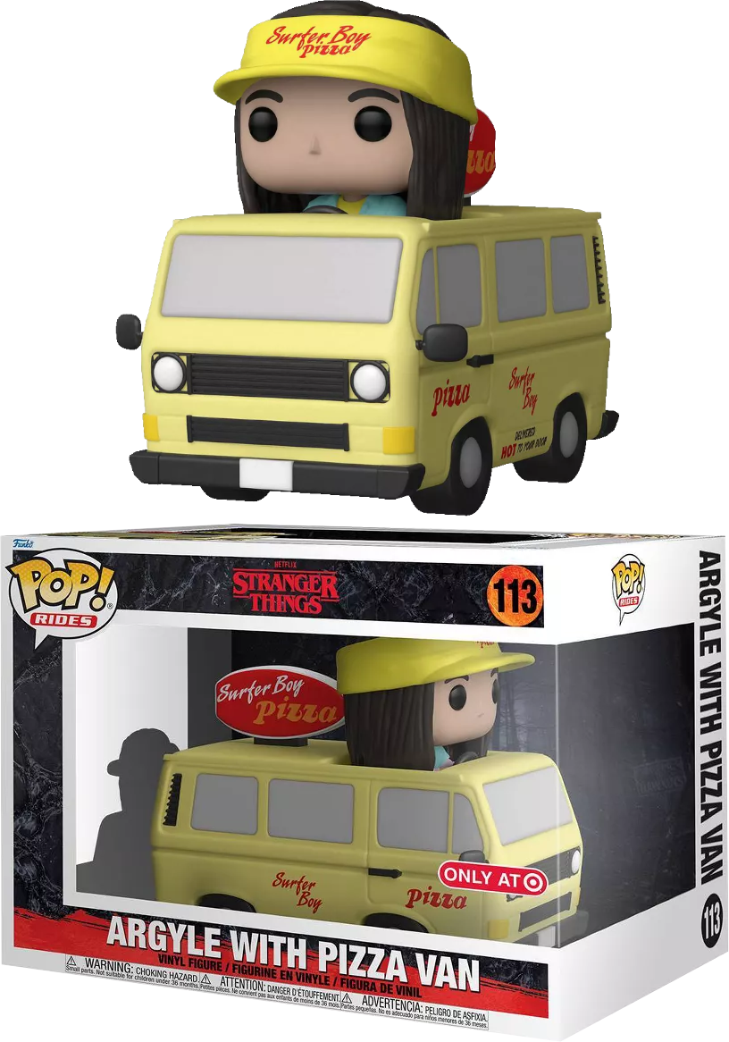 Funko POP! Rides: Stranger Things - Argyle With Pizza Van