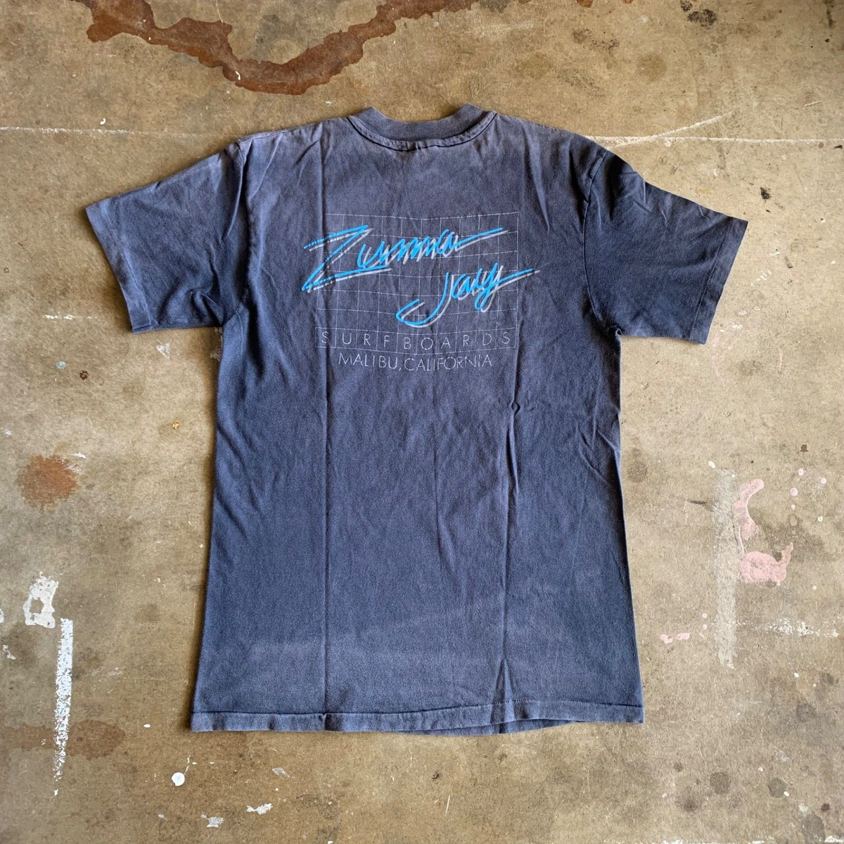 ミュージシャン SHADE Vintage TEE Navy L size s-l1200.png