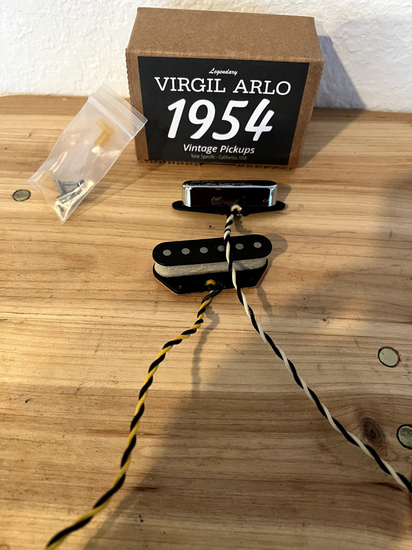 1954 Virgil Arlo "Blackguard" Tele Pickups. Fits Fender Black Guard Telecaster.