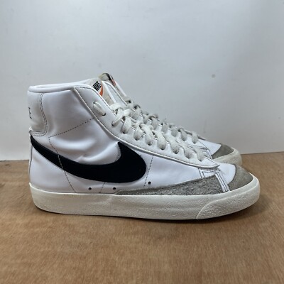 Nike Blazer Mid 77 Women Size Vintage White Black Sneakers