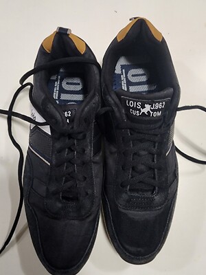 Lois Men's smart casual sneaker|Sz 9.5| Black