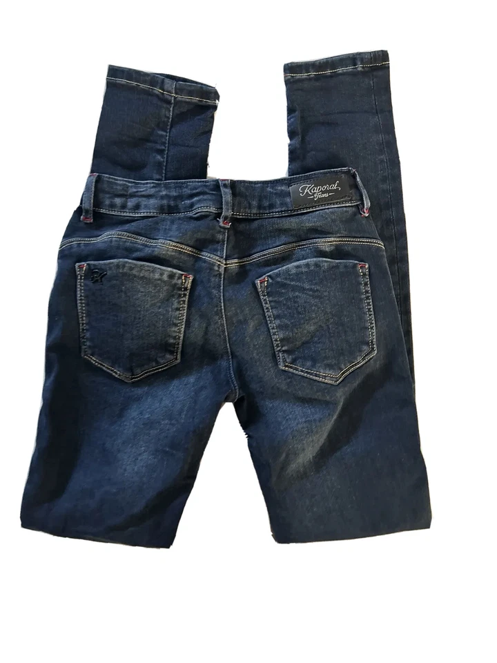 LOT DE 2 JEANS DE MARQUE POUR FILLE 10 ANS LEVIS ET KAPORAL COUPE SKINNY - Photo 4/4