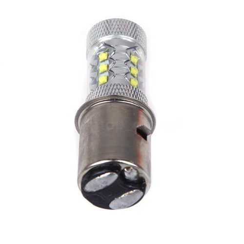 Moped Scooter, ATV, 90W LED Headlight BA20D (H6) Super White with Hi/Lo - Picture 3 of 6