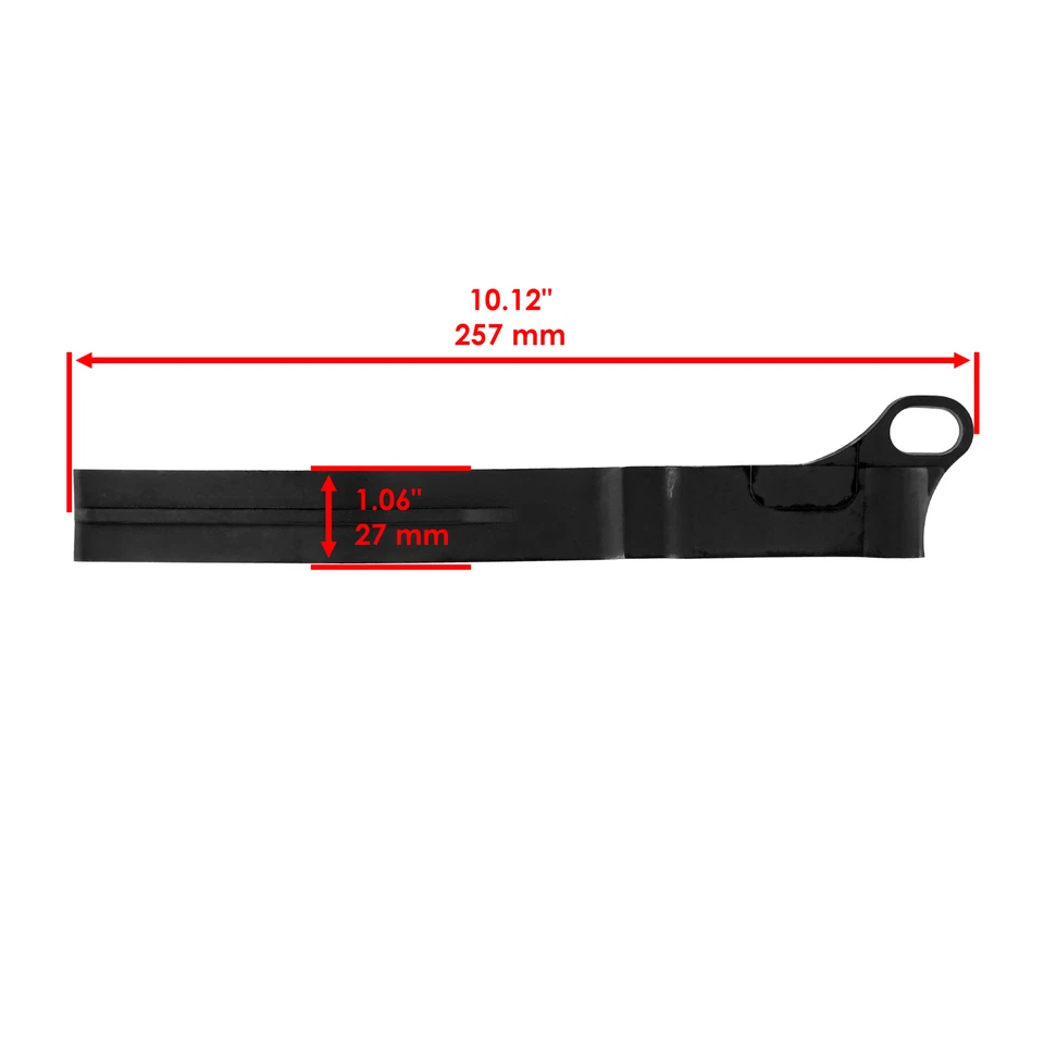 Guía de amortiguador deslizante de cadena de basculante Caltric para Honda XR250R 1990-2004 Foto 2 de 4