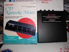 RADIO SHACK 32-1153 Karaoke Mate 6V DC Power Supply CD VocalRemover Untested box