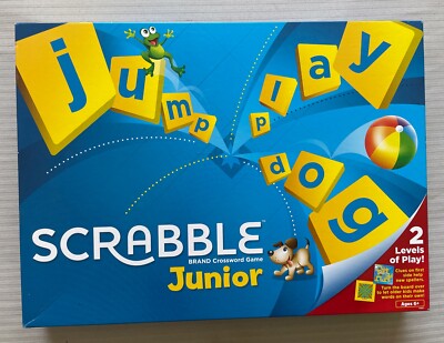 Scrabble Junior Kreuzworträtsel-Spiel: Zwei lustige Wortspiele in einem Alter 6+