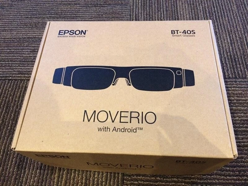 EPSON MOVERIO BT-40S Smart Glass Organic EL Panel Full HD Controller Very good