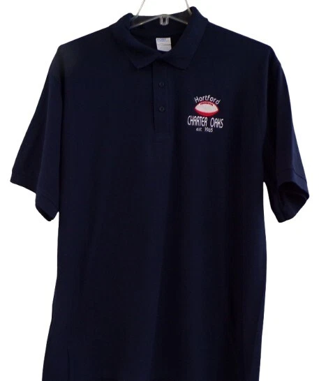 Hartford Charter Oaks COFL Football 1966-1969 Mens Polo XS-6XL, LT-4XLT New