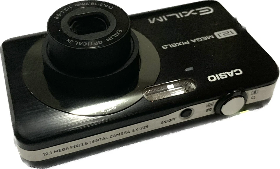 CASIO Exilim EX-Z25 Black Digital Camera 12.1 MP DigiCam CCD Sensor 2009 JAPAN - Bild 4 von 4