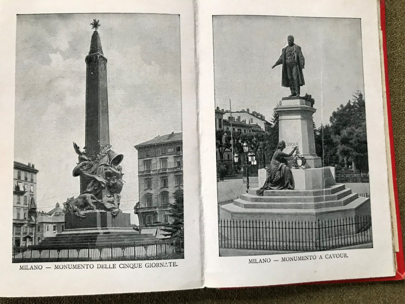 ca. 1900 Ricordo di Milano 32 Vedute,Karte Mailand Leporello,Karte