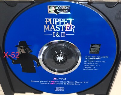 Puppet Master 1 and 2 CD soundtrack Richard Band score Full Moon Ent NO BOOKLET