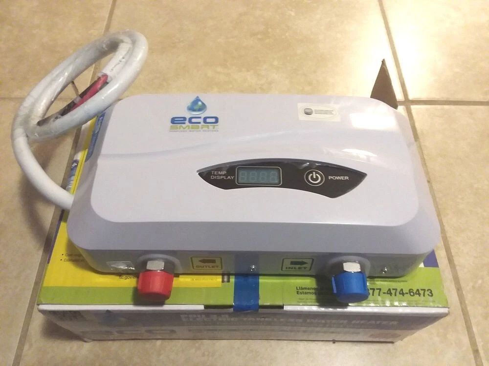 NEW ECO SMART POU 3.5 120 VOLT ELECTRIC TANKLESS WATER HEATER SALE 8708679  854920002176 | eBay