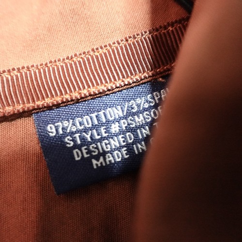 Panhandle Shirt Small Brown Solid Embroidered Rodeo - Picture 5 of 9