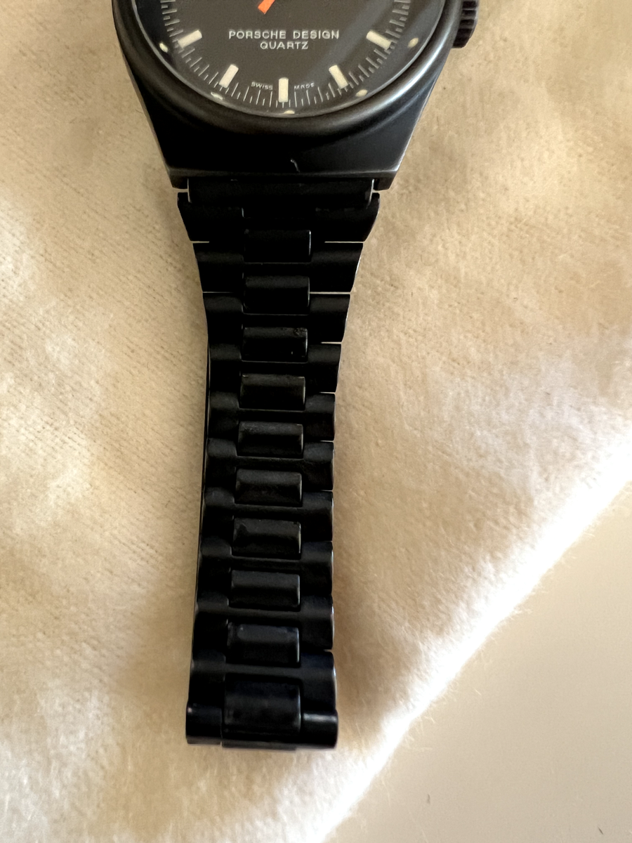 VINTAGE PORSCHE DESIGN WOMEN'S 7050 S BLACK WRIST WATCH | eBay