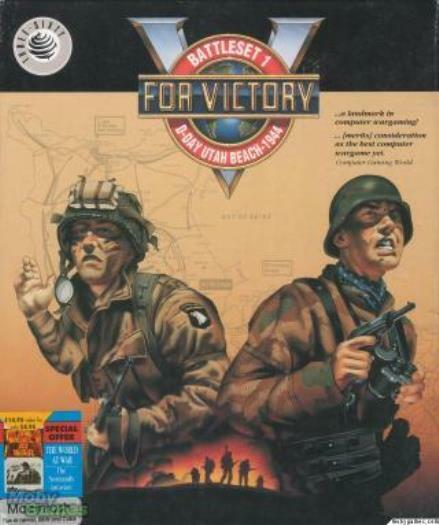 V For Victory + Manual PC CD 1 Battleset D-Day 71%OFF Beach Utah 【オープニング大セール】 troop