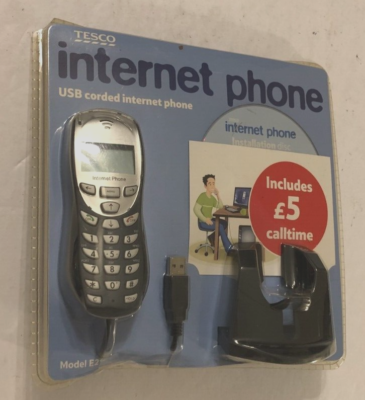 #ad #ad Tesco Internet Phone Model E212 USB Corded Internet Vintage New Sealed $45.83