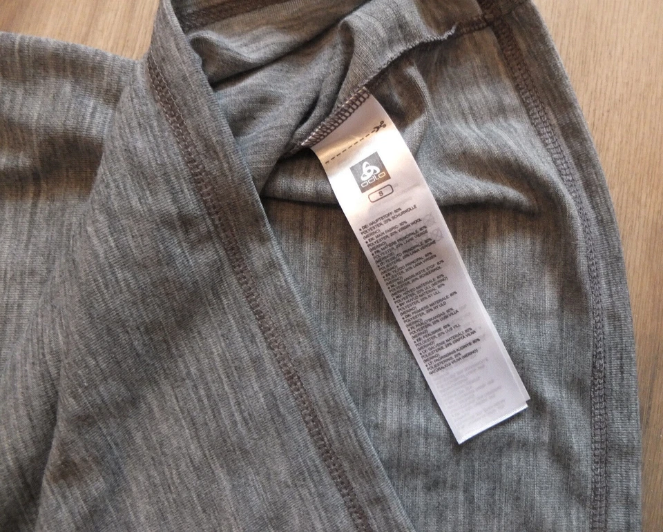 Odlo Light Active Sports Underwear T-Shirt S New Keeps You Dry Gray - Image 4 of 4