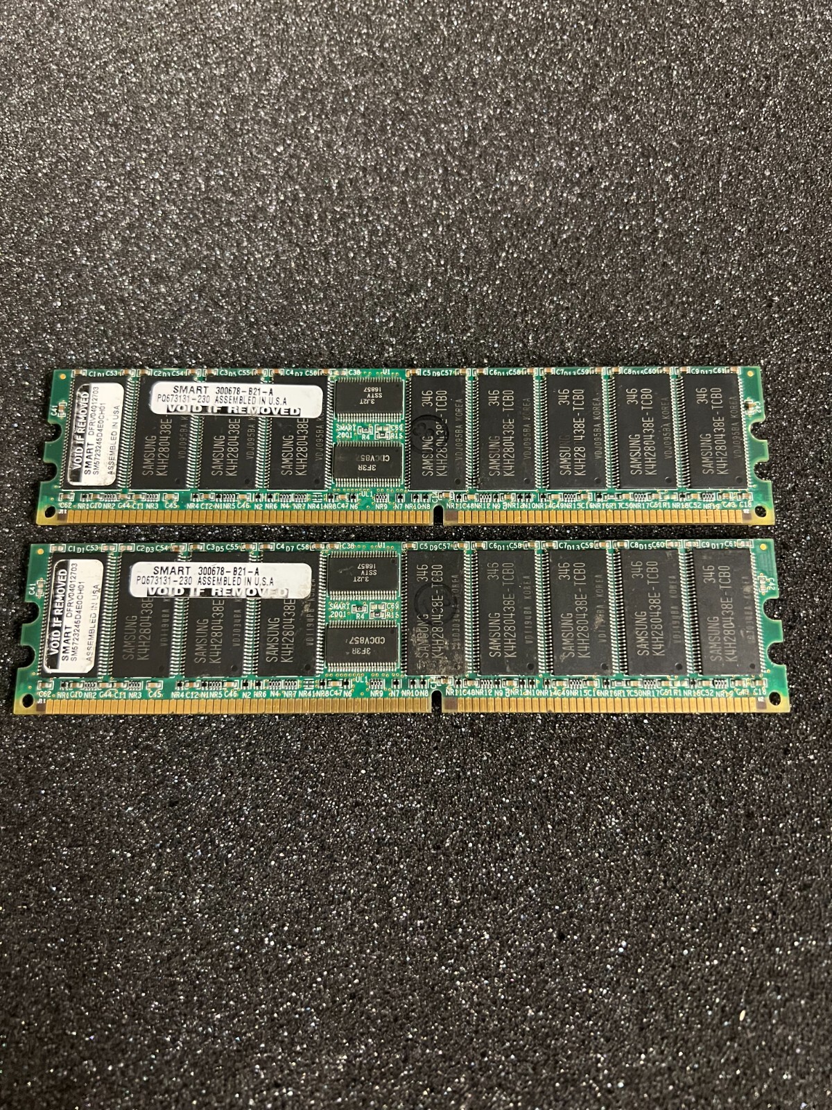 LOT OF 2 / SMART Modular Technologies 512MB 300678-B21-A ...
