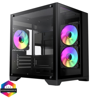 PC Gaming Computer AMD 5600G Ryzen 4.4 Six Core 32GB 120GB SSD Windows 11 R