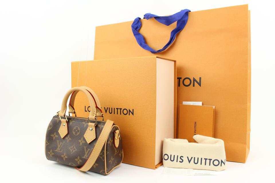 Louis Vuitton Monogram Nano Speedy Bandouliere 32lk37s | eBay