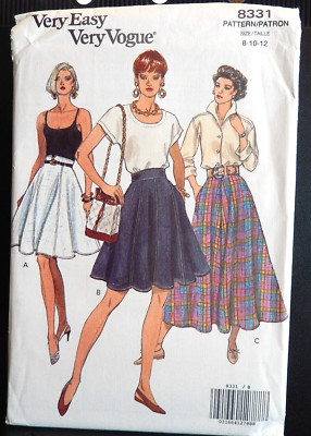 Vogue Patterns 8331 Very Easy Very Vogue size 8-10-12 uncut