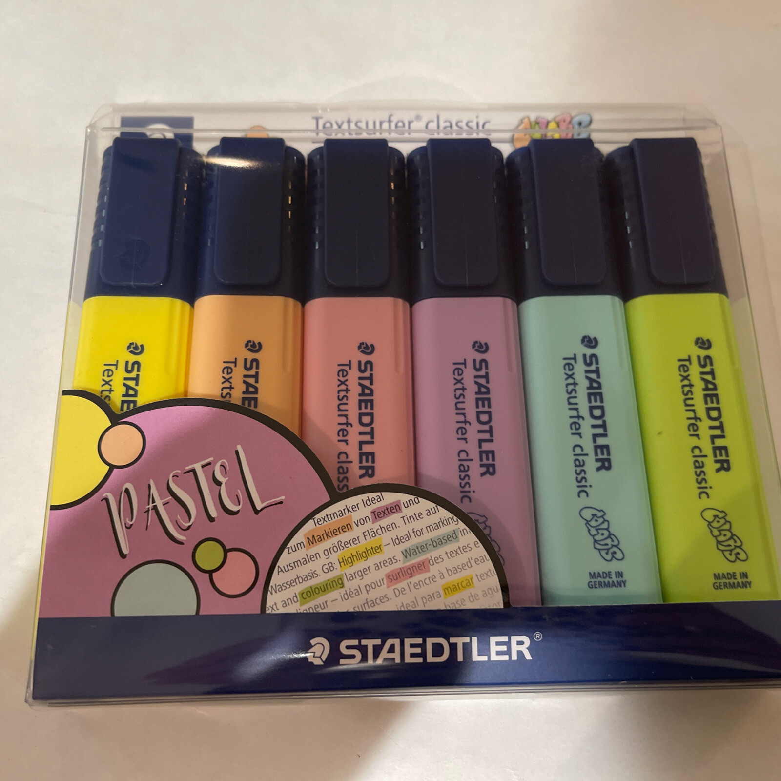 STAEDTLER textsurfer Classic, Chisel Tip Pastel Highlighters